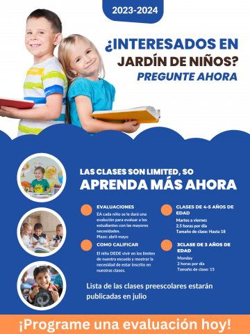 Preschool 2023-2024 Español