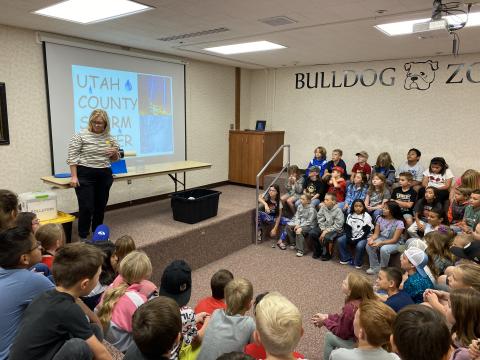 Storm Water Presentation in 4th Grade