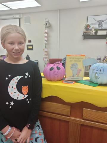 Pumpkin Book Show in the Library