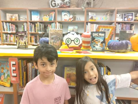 Pumpkin Book Show in the Library