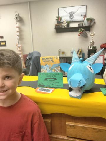 Pumpkin Book Show in the Library