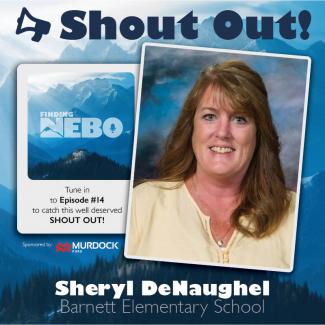 Finding Nebo Podcast Shout Out for Mrs. DeNaughel