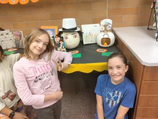 Pumpkin Book Show in the Library